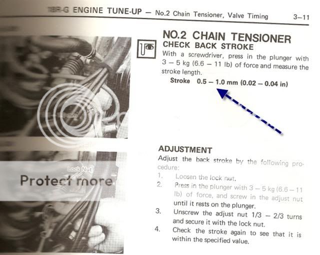 Chain Tension Spec for 18RG